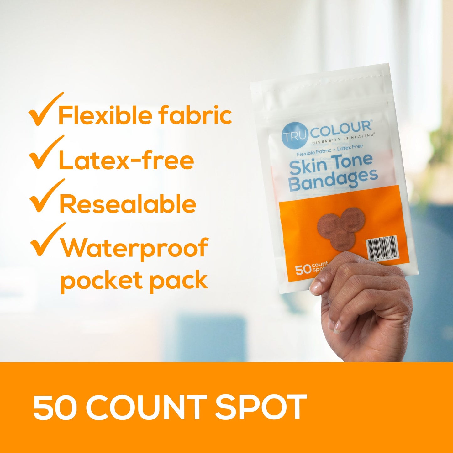 TruColour® Brown Adhesive Strip, Spot TCB-NDOT