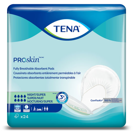 Incontinence Liner TENA ProSkin™ Night Super 27 Inch Length Heavy Absorbency Dry-Fast Core™ One Size Fits Most - 62718