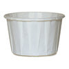 3.5 oz. Paper Souffle Cup White Disposable 16-350-2050