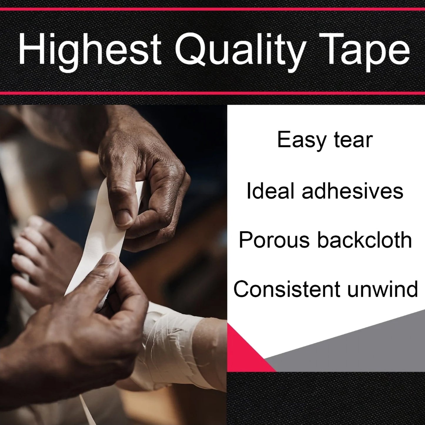 Cramer® 950 Cotton Athletic Tape, 1-1/2 Inch x 15 Yard, White 081613942