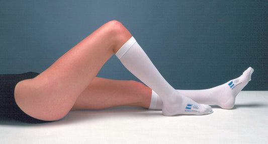 Anti-embolism Stocking T.E.D.™ Knee High 2X-Large / Long White Inspection Toe - 7471LF