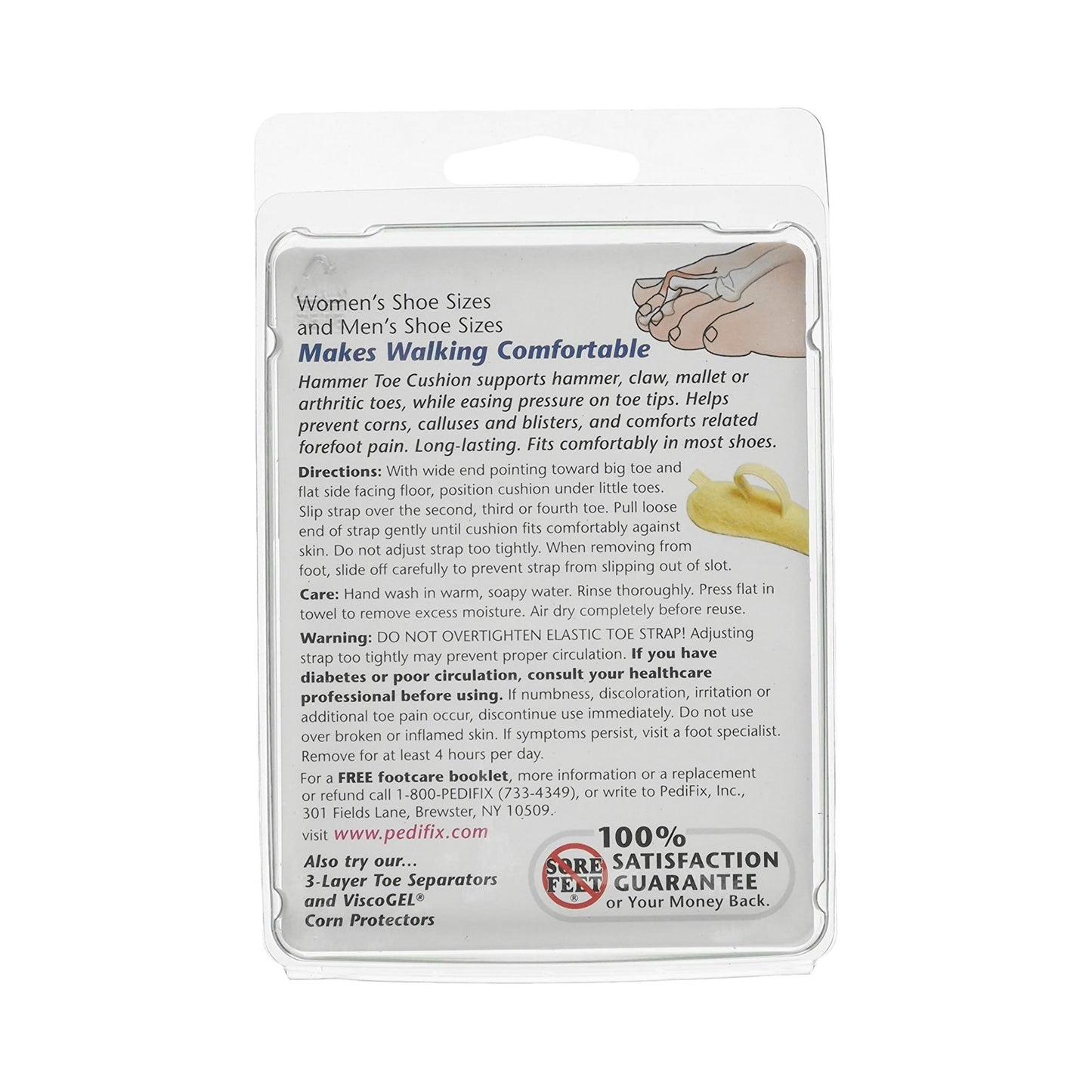 Pedifix® Right Hammer Toe Crest, Large 8154B-LR