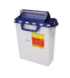 Pharmaceutical Waste Container Recykleen™ White Base 16.6 H X 10.7 W X 6 D Inch Horizontal Entry 3 Gallon - 305622