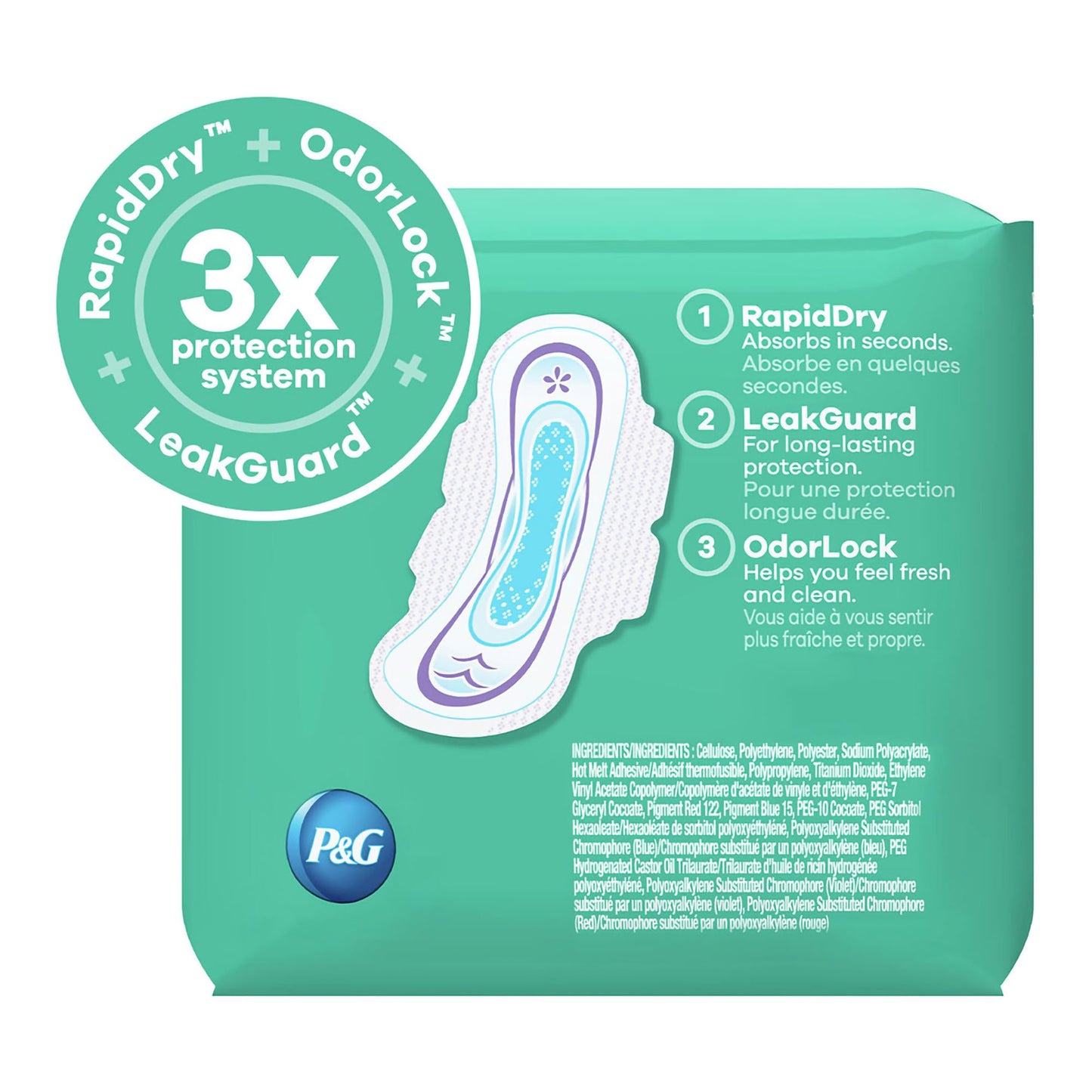 Always® Ultra Thin Extra Long Super Pads, Size 3 03700089907