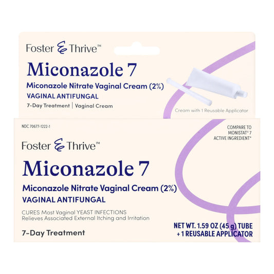 Foster & Thrive™ 2% Miconazole Vaginal Cream with Reusable Applicator, 7 Day 70677122201