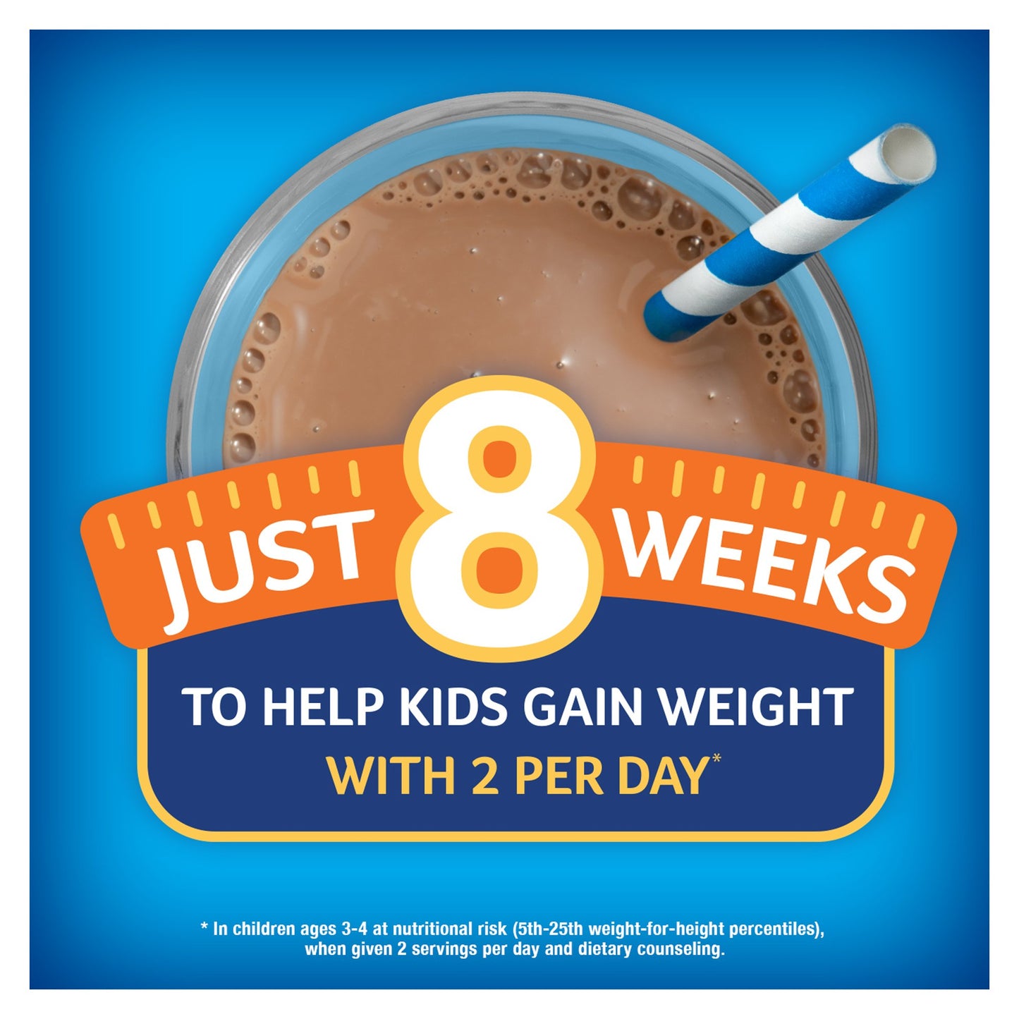 PediaSure® Grow & Gain Chocolate Shake, 8-ounce bottle 58058