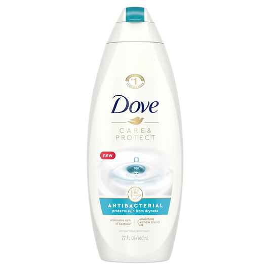 Antibacterial Body Wash Dove® Care and Protect Liquid 22 oz. Bottle Scented 01111102583