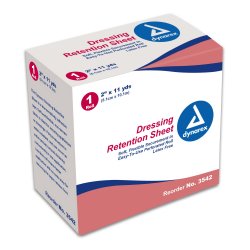 Water Resistant Dressing Retention Tape without Liner Dynarex® White 2 Inch X 11 Yard Nonwoven / Adhesive NonSterile - 3542