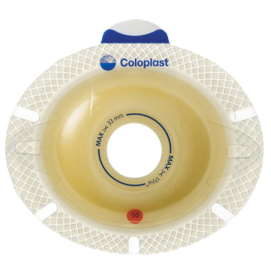 Ostomy Barrier SenSura® Flex Xpro Precut, Extended Wear Double Layer Adhesive 50 mm Flange Red Code System 1-1/4 Inch Opening - 11028