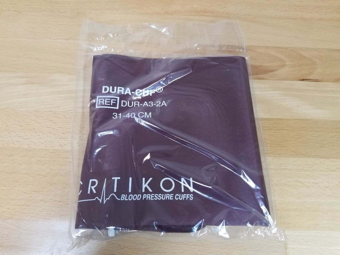 Single Patient Use Blood Pressure Cuff Set Dura-Cuf® 31 to 40 cm Arm Nylon Cuff Large Adult Cuff - DUR-A3-2A