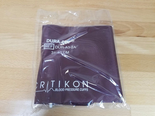 Single Patient Use Blood Pressure Cuff Set Dura-Cuf® 31 to 40 cm Arm Nylon Cuff Large Adult Cuff - DUR-A3-2A