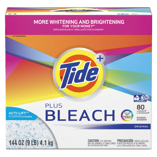 Lagasse Tide Plus Bleach Powder Laundry Detergent PGC84998CT, Case of 2