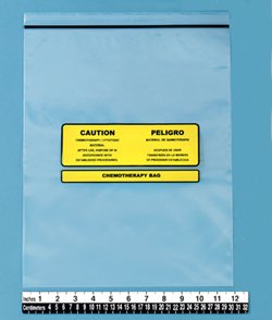 Health Care Logistics Chemotherapy Transport Bag 9517, Pack of 100