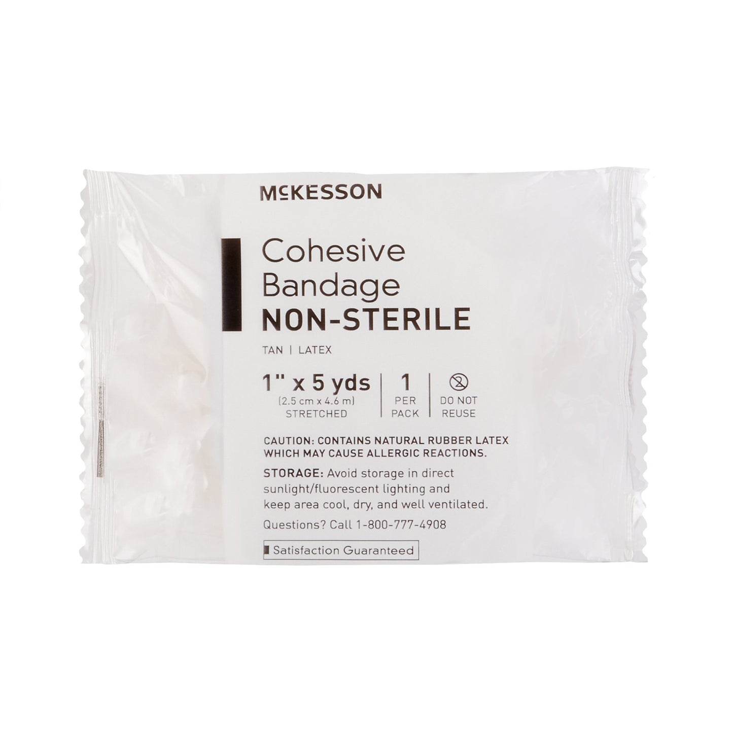 McKesson Self-adherent Closure Cohesive Bandage, 1 Inch x 5 Yard 16-3101