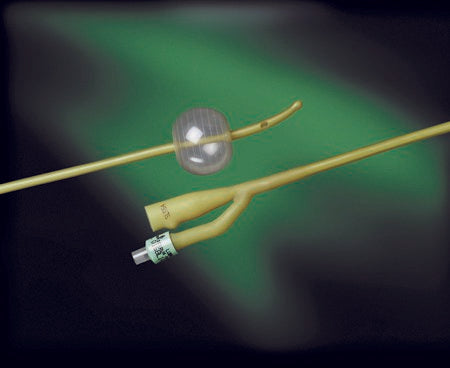 Foley Catheter Bardex® Lubricath® 2-Way Carson Model Tip 5 cc Balloon 18 Fr. Hydrophilic Polymer Coated Latex - 0168L18