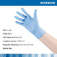 McKesson Confiderm® STR Nitrile Exam Glove, Large, Blue 14-6NSTR6