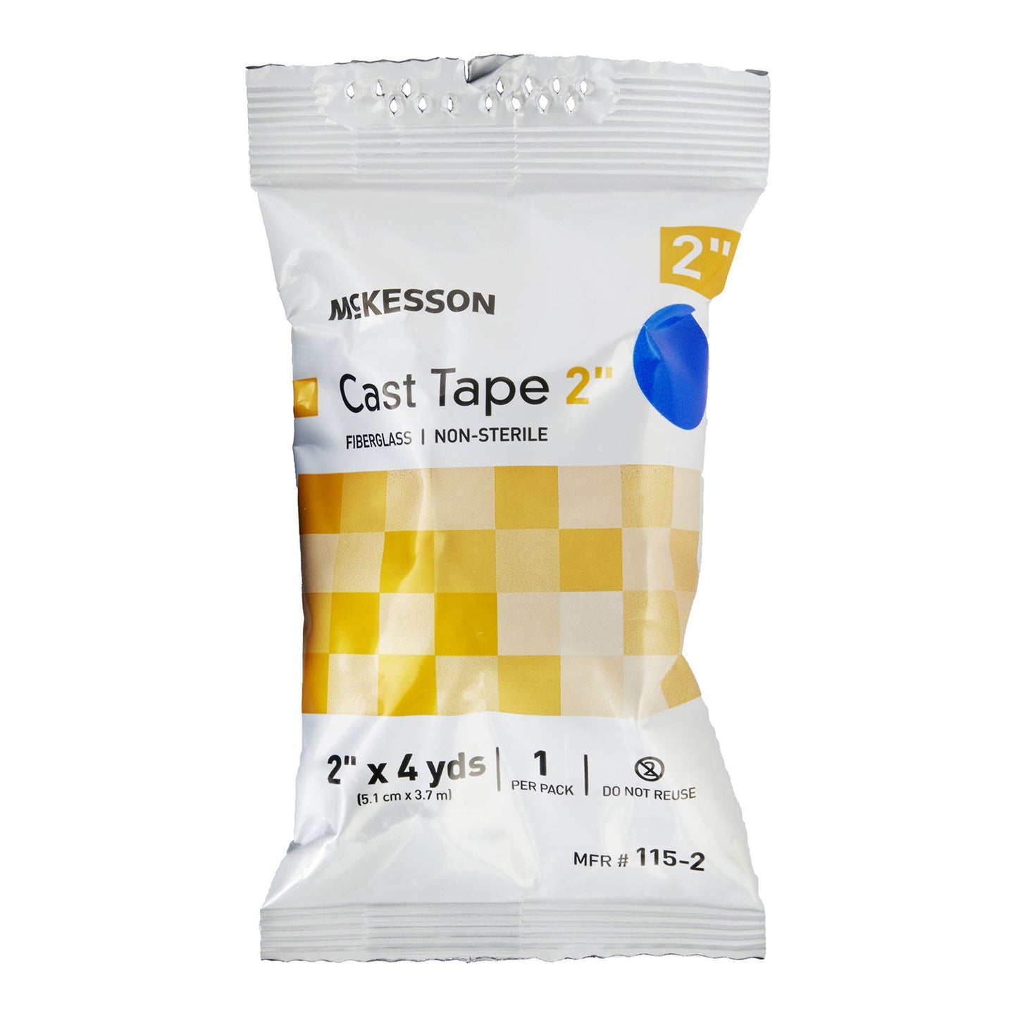 McKesson Blue Cast Tape, 2 Inch x 4 Yard 115-2B