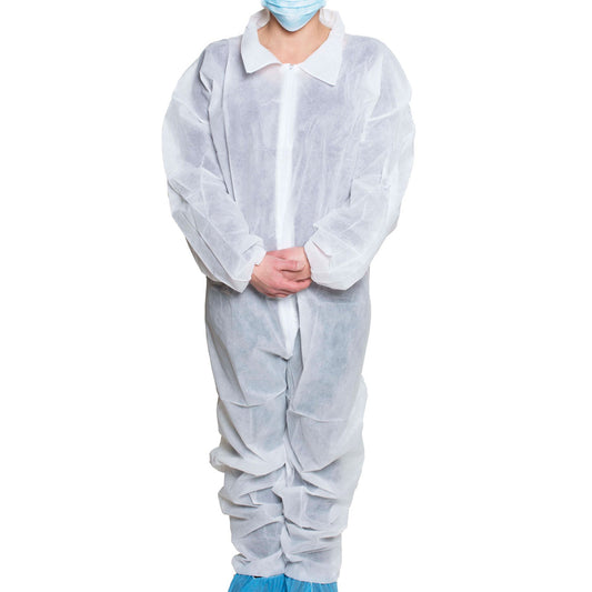 Coverall Dukal X-Large White Disposable NonSterile - 382XL