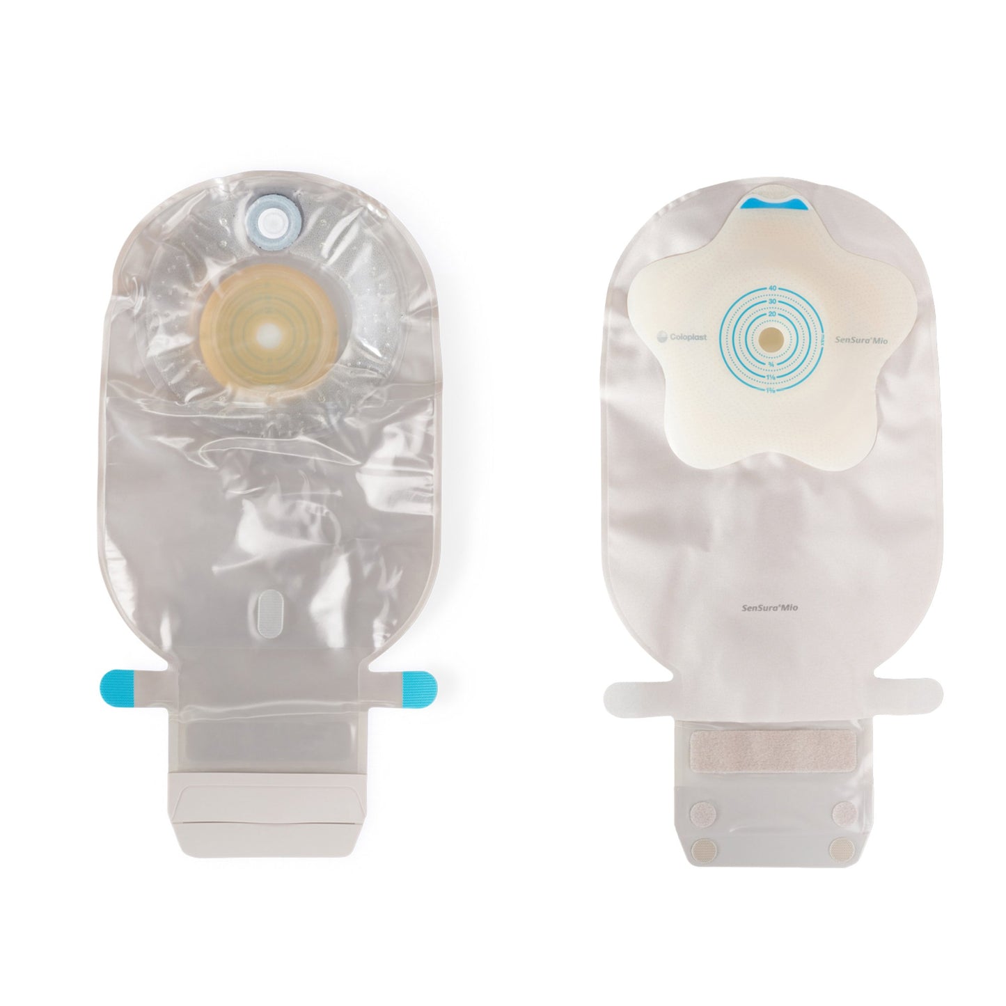 SenSura® Mio Convex Flip 1-Piece Transparent Ostomy Pouch, 10 – 50 mm Stomas 18321