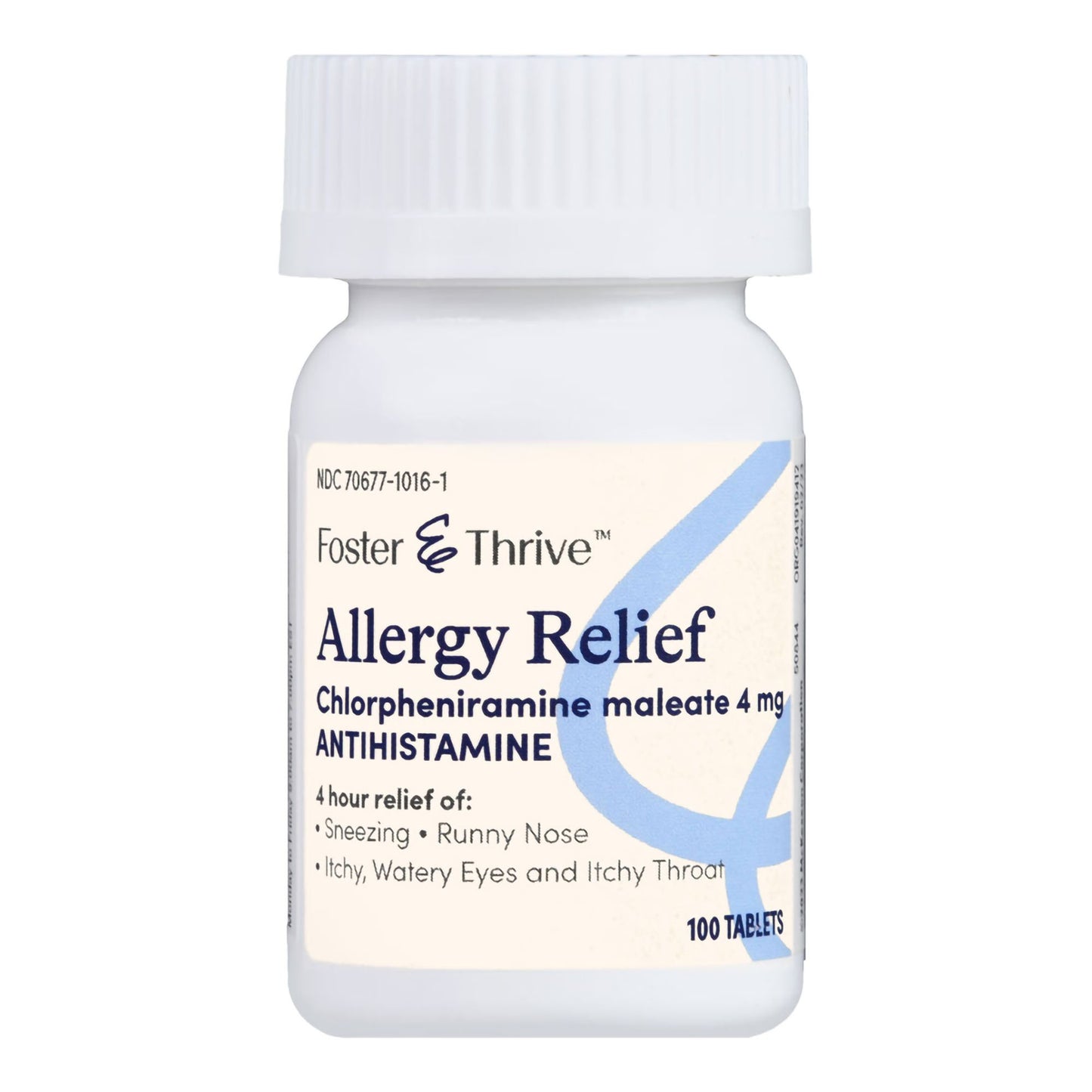 Foster & Thrive™ Allergy Relief Chlorpheniramine Maleate 4 mg Tablets 70677101601