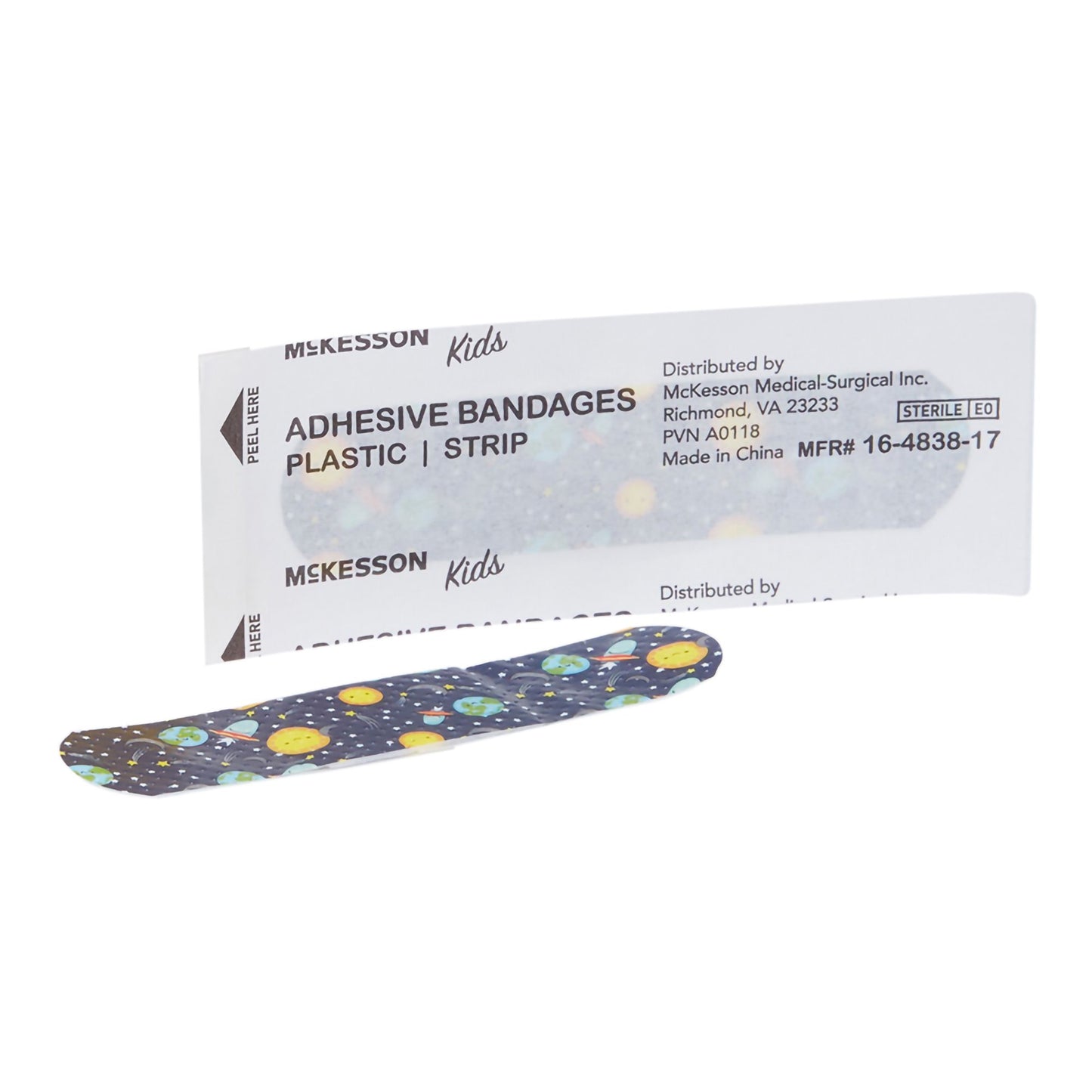 McKesson Kids™ Kid Design (Assorted Prints) Adhesive Strip, 3/4 x 3 Inch 16-4838-17