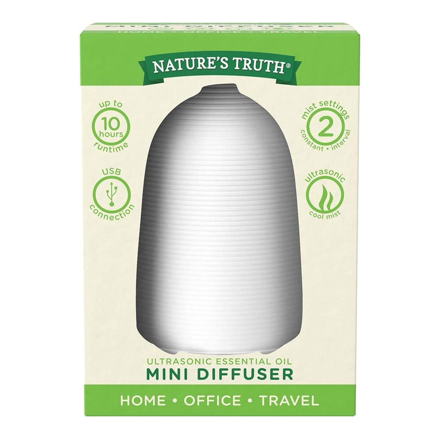 Nature's Truth Ultrasonic Essential Oil Mini Diffuser 84009310440