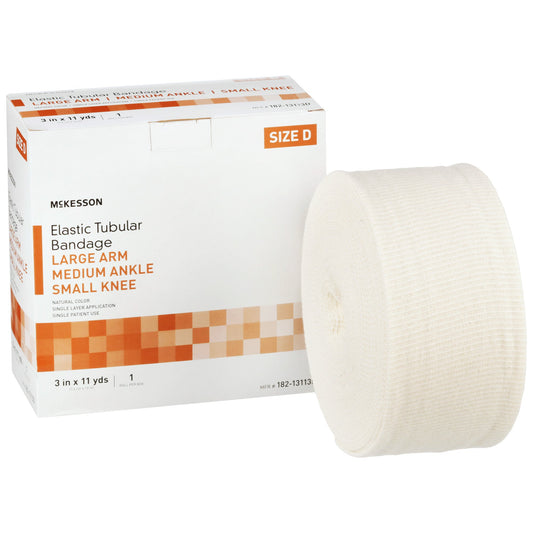 McKesson Elastic Tubular Support Bandage, 3 Inch x 11 Yard 182-13113D