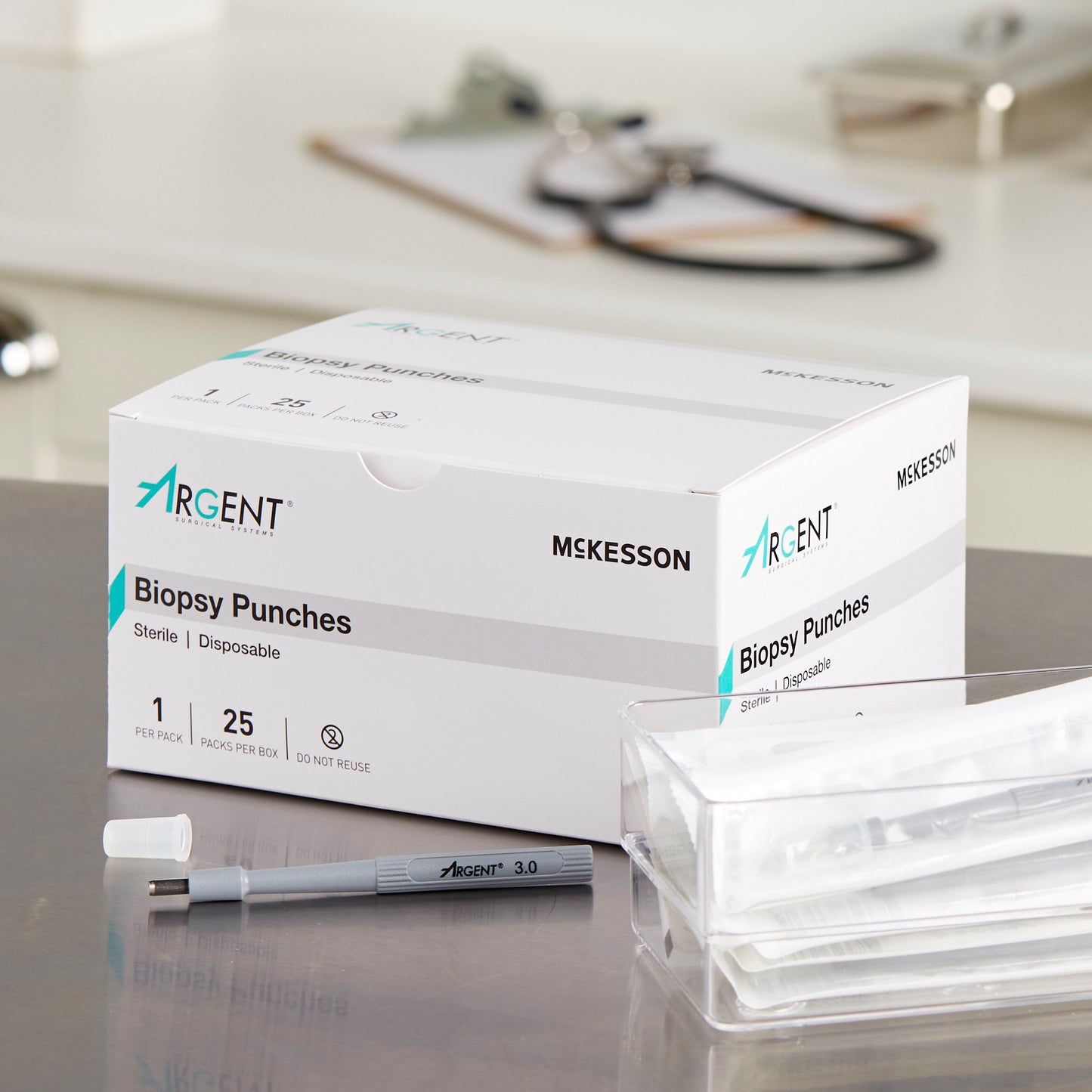 McKesson Argent™ Disposable Biopsy Punches, 3.0 mm 16-1311