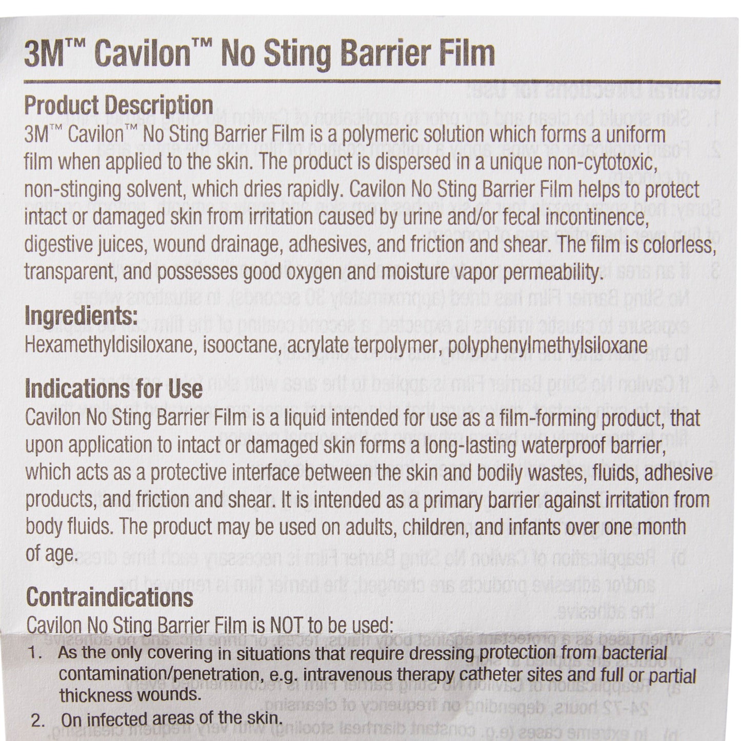 3M Cavilon No Sting Barrier Film 3345
