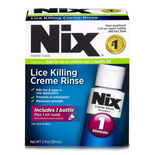 Lice Treatment Kit Nix® 2 oz. Flip Top Bottle Scented - 63736002403