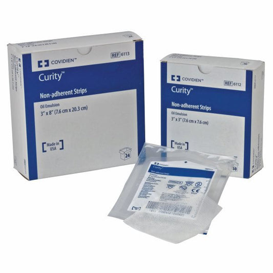 Oil Emulsion Impregnated Dressing Curity™ Rectangle 5 X 9 Inch Sterile - 6116