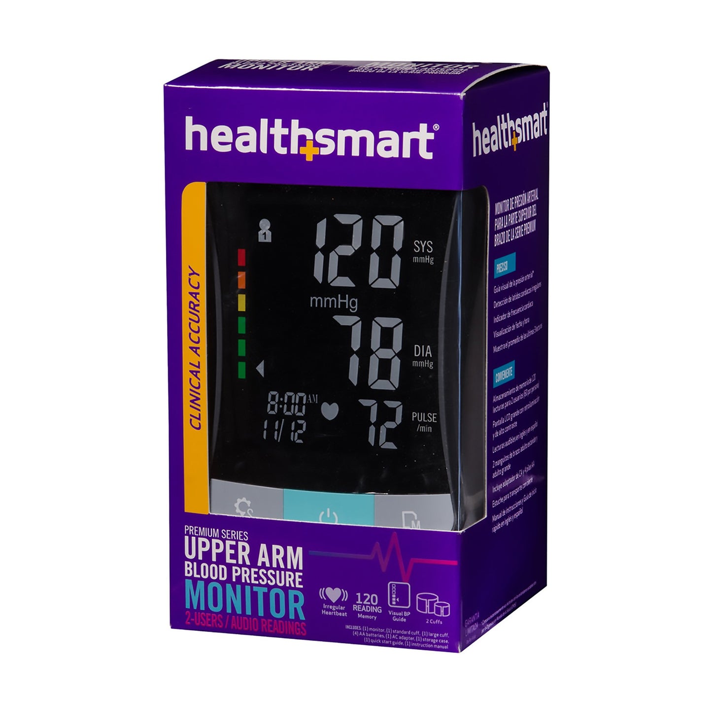 Mabis® One-Tube Blood Pressure Monitor, Digital, Black Cuff 04-655-001