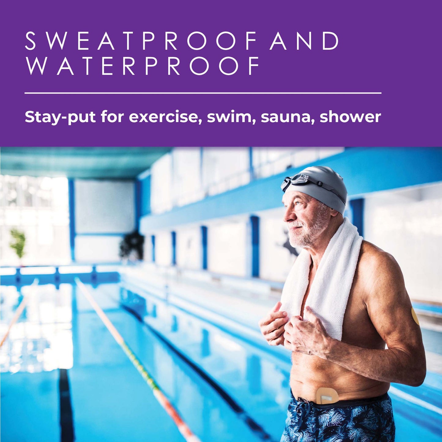 Sensor Overpatch CoverGuard Tan For Omnipod 5 Sensor 101-301T