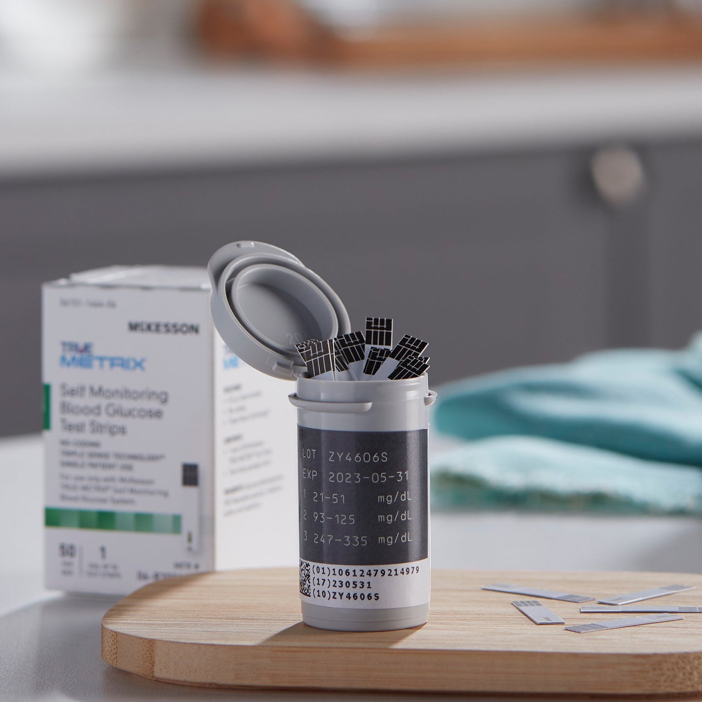 McKesson TRUE METRIX® Blood Glucose Test Strips 06-R3051-45