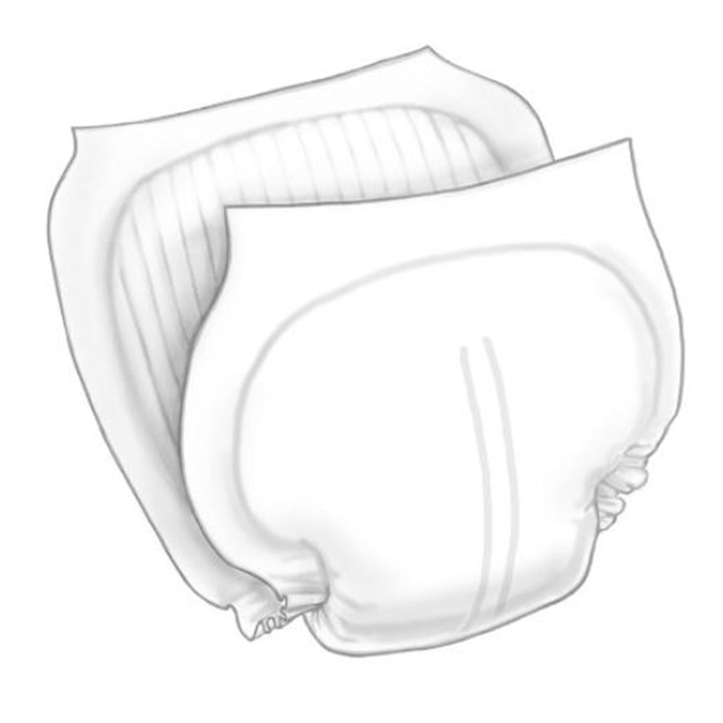 Incontinence Liner Wings™ 13 X 24 Inch Heavy Absorbency Super Absorbent Core One Size Fits Most - 6598B