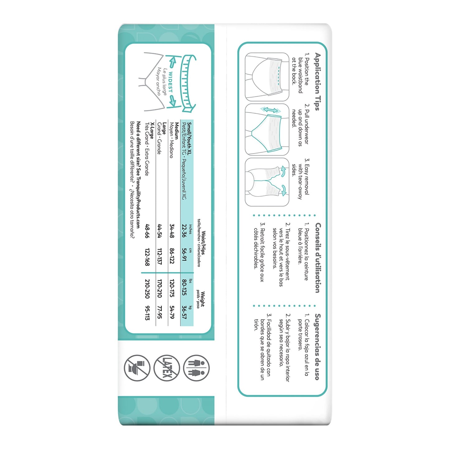 ComfortCare™ Absorbent Underwear, Small 2974-100