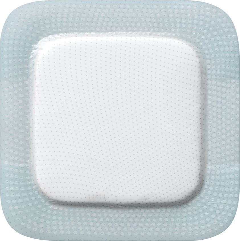 Foam Dressing Biatain® Silicone 7 X 7 Inch With Border Film Backing Silicone Adhesive Square Sterile - 33438