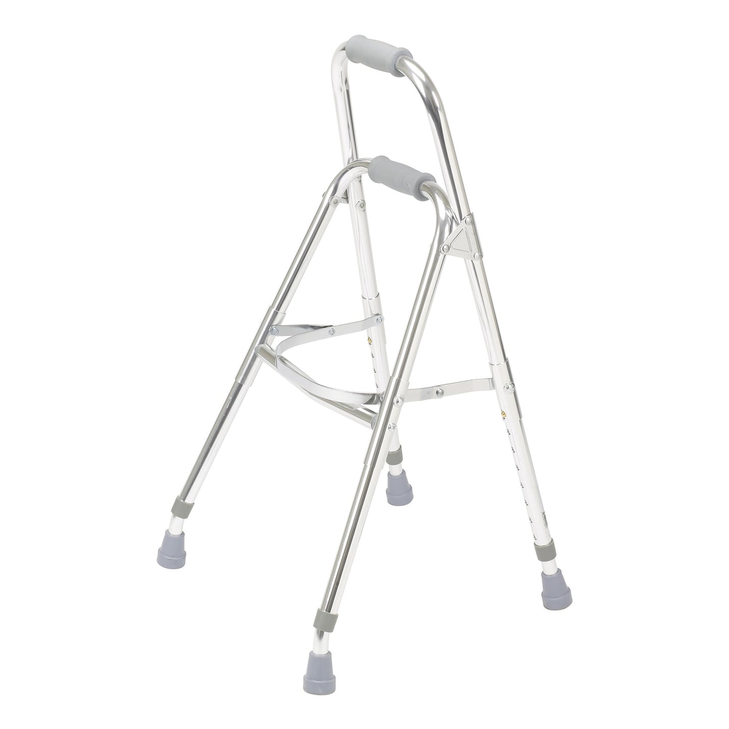 drive™ Hemi Aluminum Side Step Folding Walker, 29½ – 37 Inch Height 10240-1