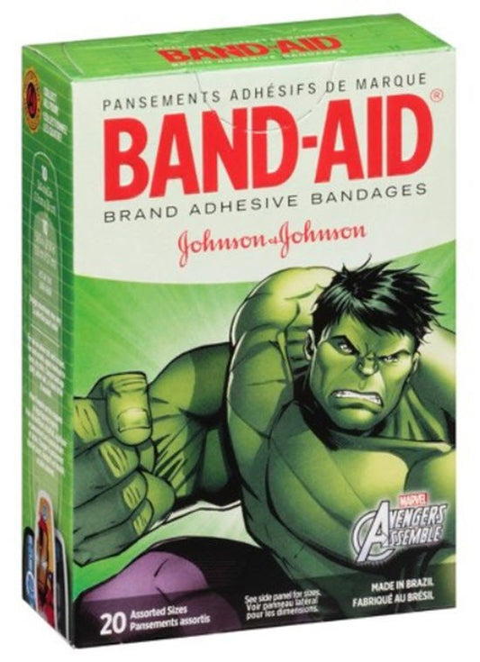 Band-Aid® Kid Design (Avengers) Adhesive Strip, Assorted Sizes 111628200