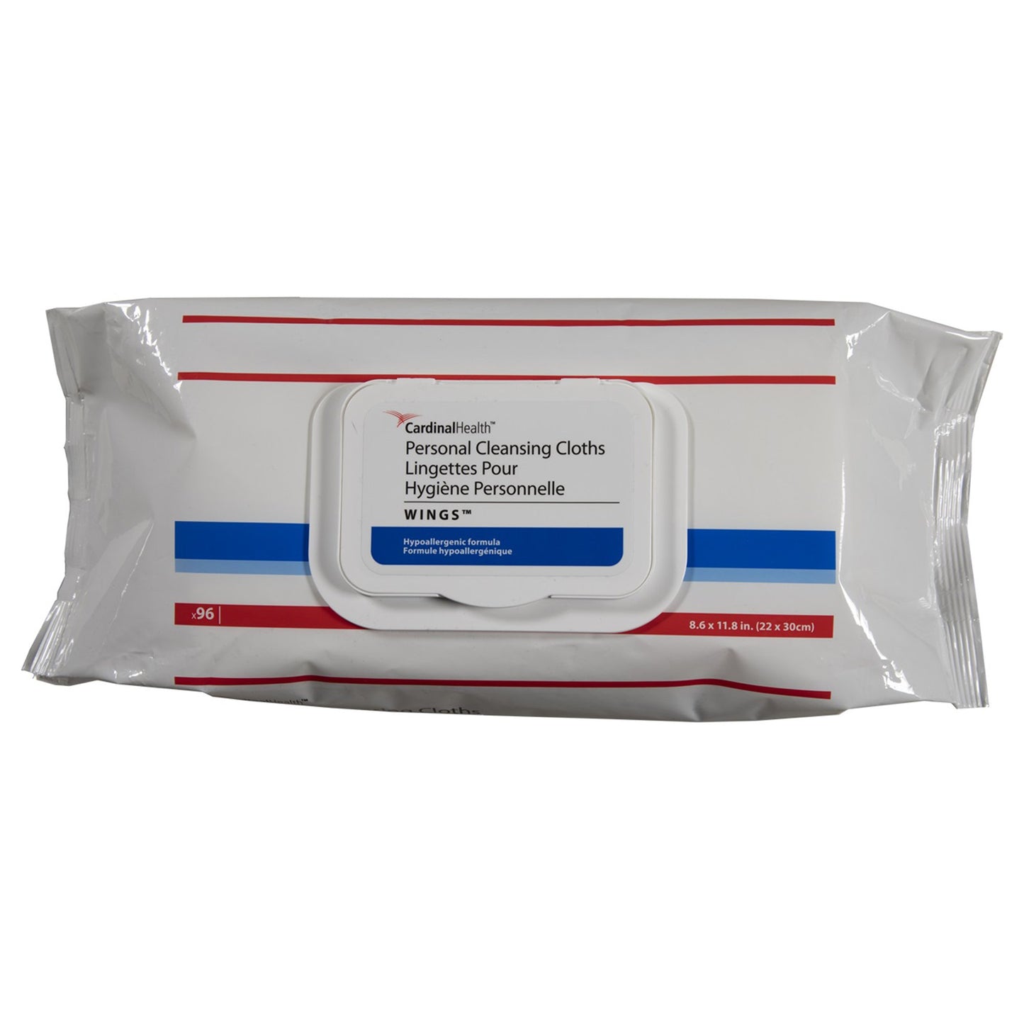 Personal Cleansing Wipe Cardinal Health™ Wings™ Soft Pack Scented 96 Count - 5399S