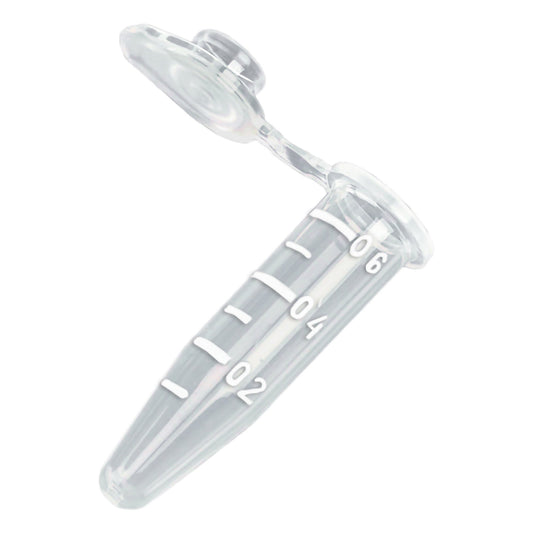 McKesson Microcentrifuge Tube Plain 0.5 mL Snap Cap Polypropylene Tube - 177-111554