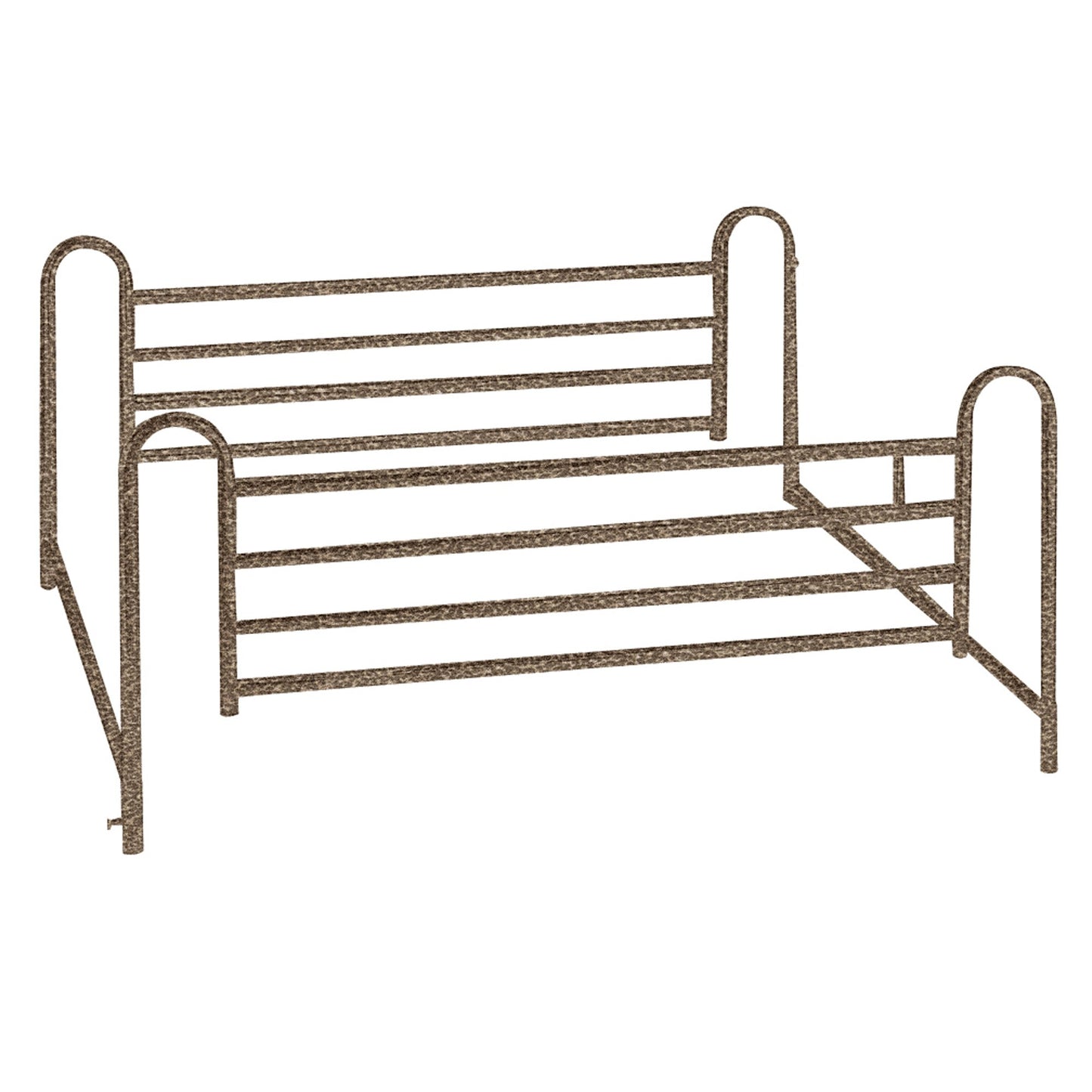 Drive Medical drive Standard Telescoping Full-Length Side Rail 15001ABV, ST