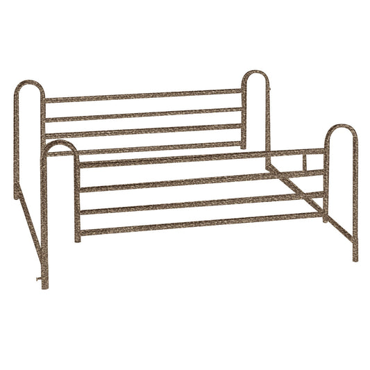 Drive Medical drive Standard Telescoping Full-Length Side Rail 15001ABV, ST