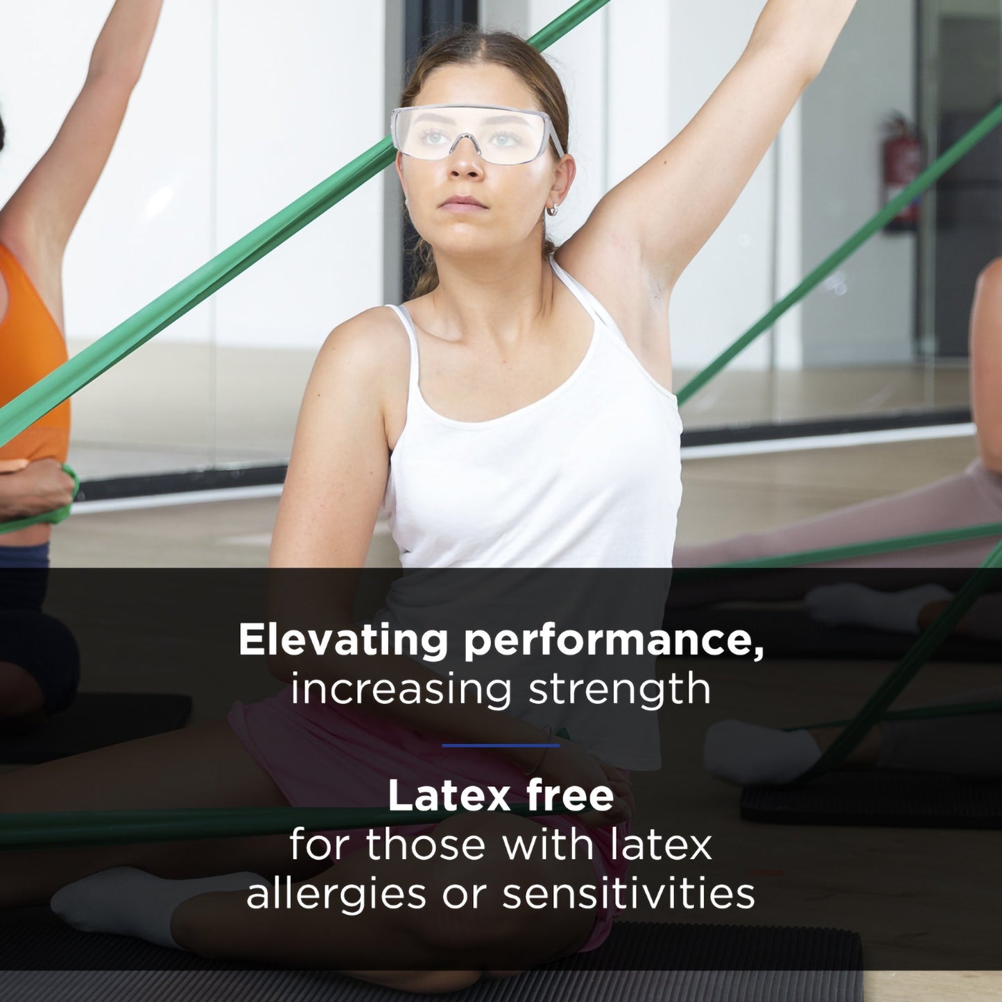 TheraBand® Exercise Resistance Band, Green, 4 Inch x 25 Yard, Heavy Resistance 81234764