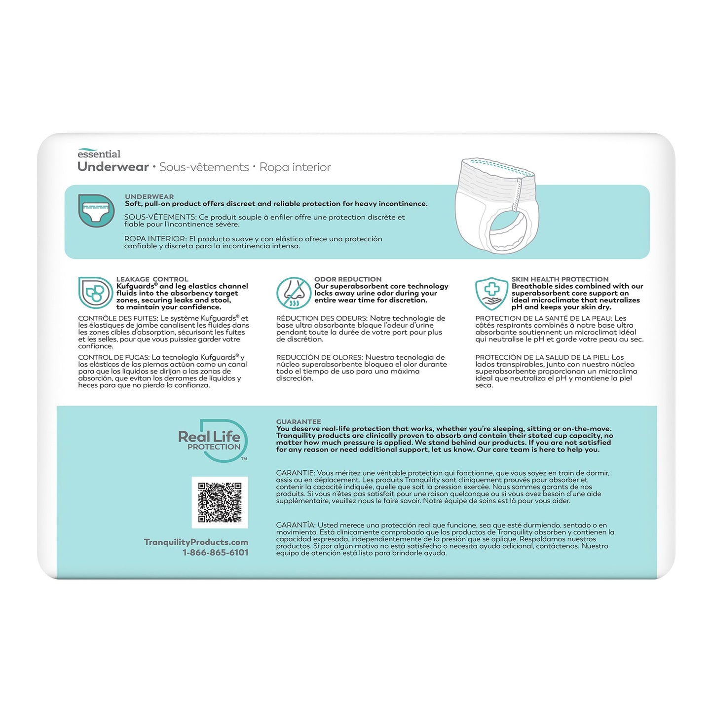 Select® Heavy Protection Absorbent Underwear, Extra Large 2607