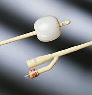 Foley Catheter Bardex® I.C. 2-Way Standard Tip 30 cc Balloon 24 Fr. Silver Alloy Coated Latex - 0166SI24