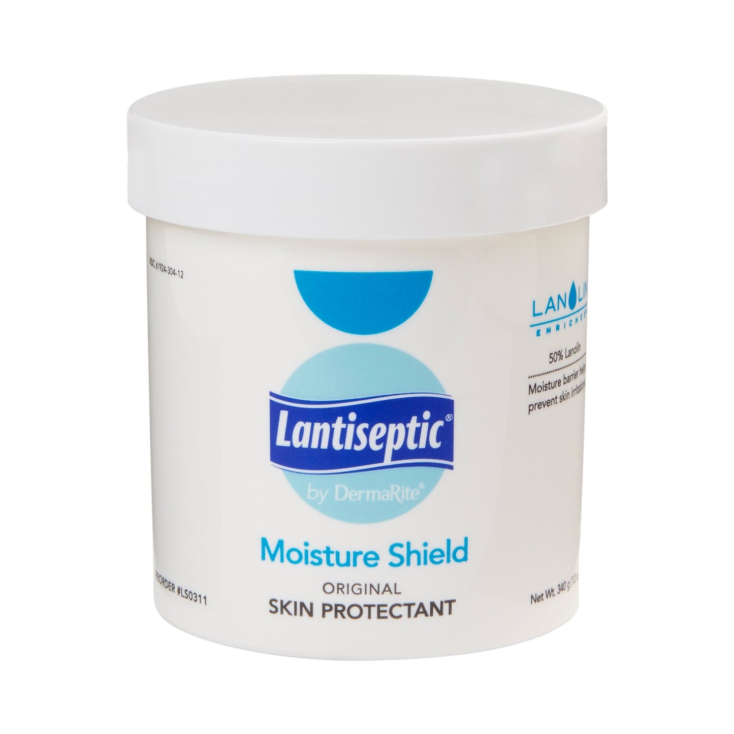 Skin Protectant Lantiseptic® Moisture Shield 12 oz. Jar Lanolin Scent Ointment - LS0311