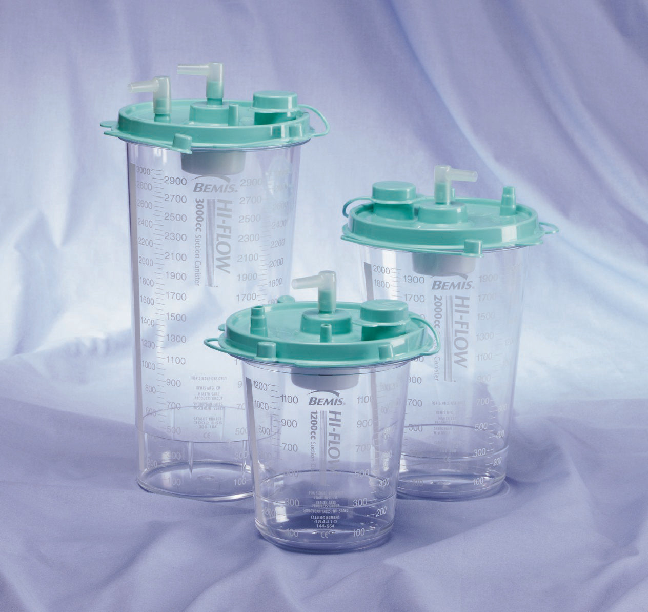 Rigid Suction Canister Hi-Flow™ 2000 mL Pour Lid - 494410