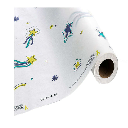 Table Paper Stars of Hope® 21 Inch Width 125 Foot Length Print (Stars) Crepe - 50169