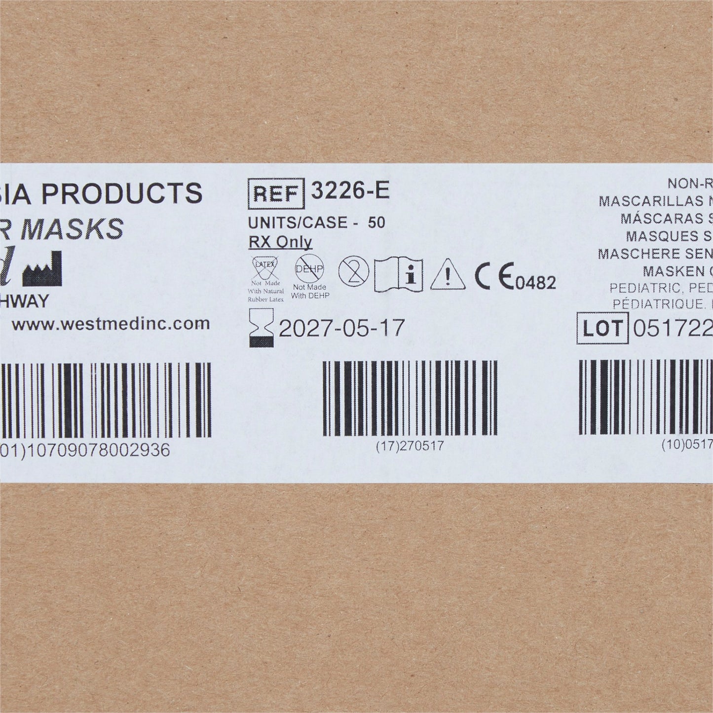 McKesson Nonrebreather Oxygen Mask, Pediatric 3226E